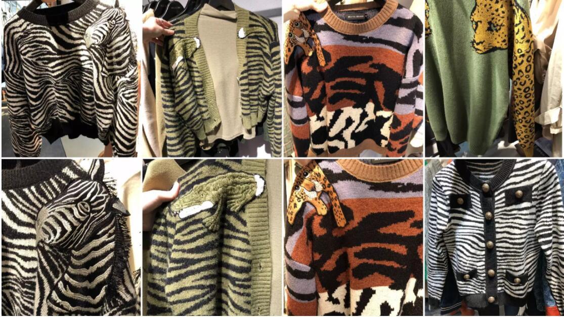 Knitwear with Animal Prints