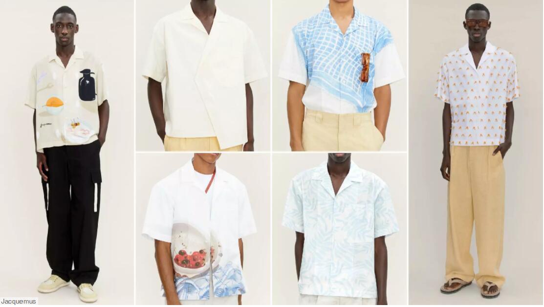 Cuba-collar Boxy Shirt