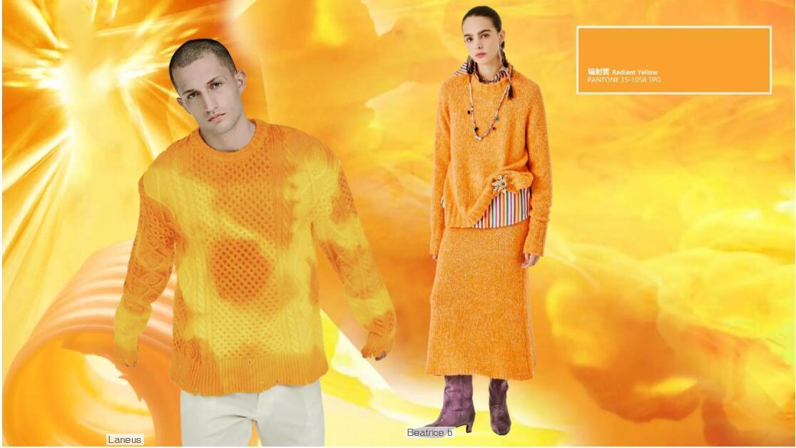 Radiant Yellow sweater