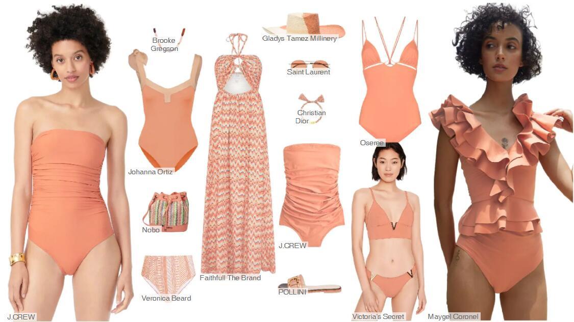 swimwear color