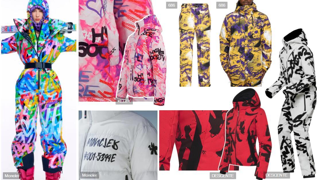 Graffiti & Spraying skiwear