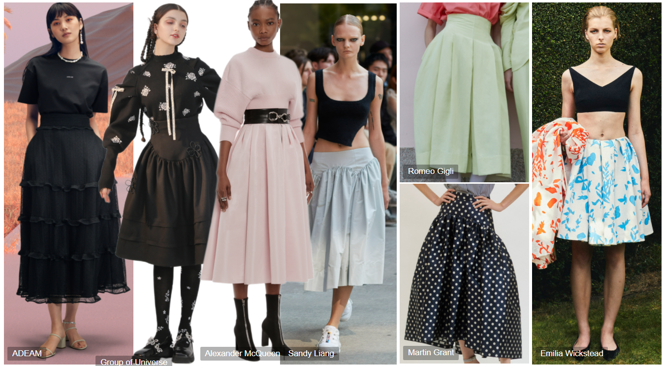 Volume Umbrella Skirt