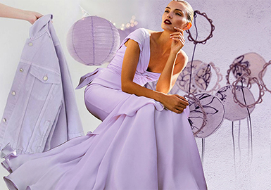 2019 S/S Women's Formal Dress -- Purple