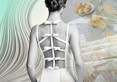2019 S/S Women's Wedding Dress -- Back Design