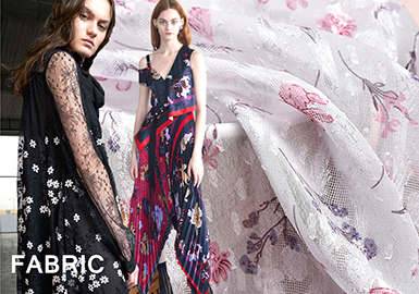 2018 Pre-fall Dress Fabric -- Printed Fabric & Jacquard Fabric