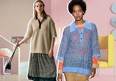 Versatile Polo Shirt -- 2020 S/S Women's Knitwear