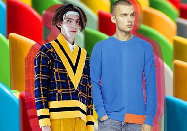 Primary Colors -- 2020 S/S Color Trend for Men's Knitwear