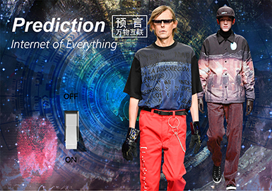 Prediction • Internet of Everything -- 19/20 A/W Pattern Trend for Menswear