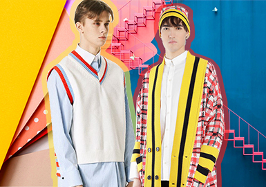 Colorful Rib -- 2020 S/S Detail of Men's Knitwear