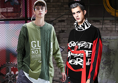 Chinese Fashion Sweatshirt -- Resort 2020 Silhouette Trend for Men's Knitwear