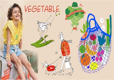 Vegetable -- 2020 S/S Pattern Trend for Kidswear
