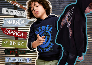 Sweatshirt -- 18/19 A/W Boys' Apparel in American & European Market