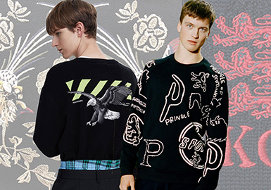 Elevated Embroidery -- Pre-Fall 2020 Technique Trend for Men's Knitwear
