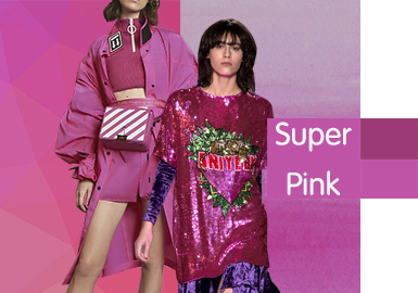 Super Pink -- 2020 S/S Color Trend for Women's T-shirt