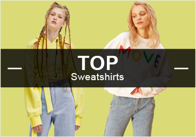 Sweatshirt -- Analysis of S/S 2019 Popular Items in Womenswear Market