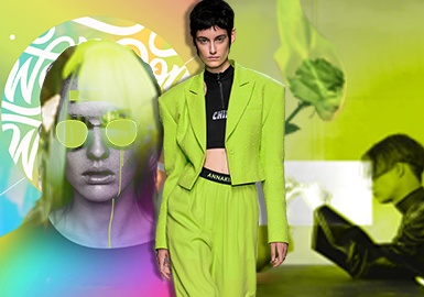 Firefly Green -- S/S 2020 Theme Color Trend for Womenswear