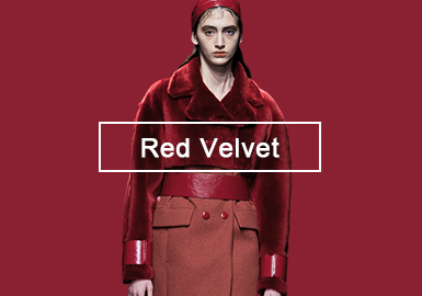 Red Velvet -- A/W 20/21 Single Color Trend for Women's Fur and Leather