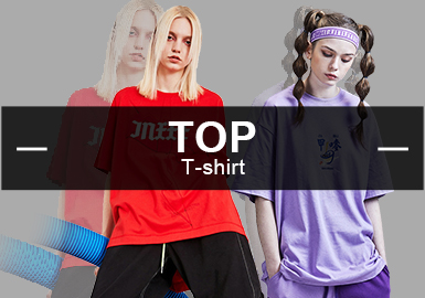 T-Shirt -- S/S 2019 Popular Items in Womenswear Markets