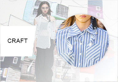 Creative Cut -- S/S 2020 Craft Trend for Women's Shirts
