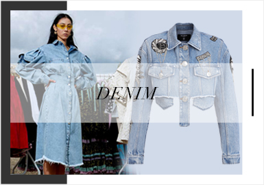Simple and Soft -- Analysis of Women's Denim Trunk Shows