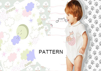 All-Over Scattered Patterns -- Pattern Trend for Baby&Toddler Wear
