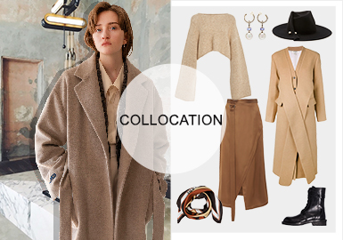 Three-Dimensional Geometrical Space -- Styling of Women's Overcoats