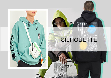 Diverse Mixing -- The Silhouette Trend for Men's Sweatshirts