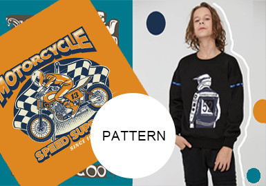 “Speed Comes First” Motorcycling-- The Pattern Trend For Boys' Wear