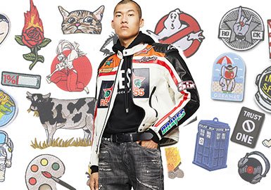 Applique and Badge- The Accessory Trend for Men's Leather and Fur Clothing