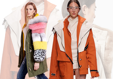 Practical Splicing- The Craft Trend for Women's Parkas