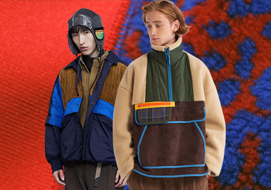 Spliced Materials -- The Craft Trend for Menswear