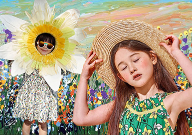 The Flower Field -- Theme Design & Development for Kidswear