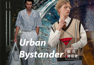 Urban Bystander -- Theme Fabric Trend for Menswear
