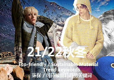 Key Words for A/W 21/22 Eco-friendly / Sustainable Material Trend