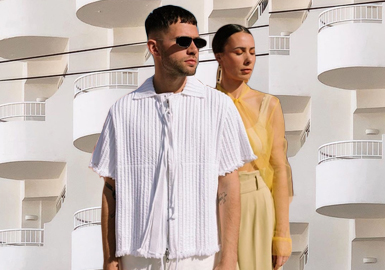 Tone-on-Tone Styling -- Couples' Looks of Alice Barbier & js Roques