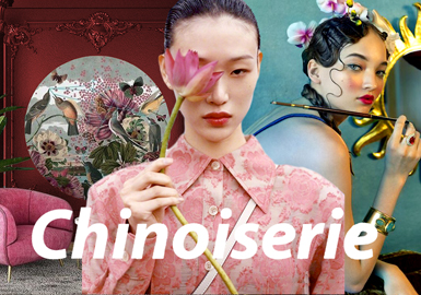 Chinoiserie -- A/W 21/22 Theme Fabric Trend for Womenswear