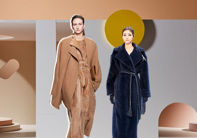 Interpreting Elegance -- The Silhouette Trend for Women's Leather and Fur Clothing