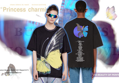 Butterfly Effect in the Fashion Industry -- The Pattern Trend for Menswear