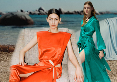 Everyday Luxury -- The Silhouette Trend for Women's Silk Dresses