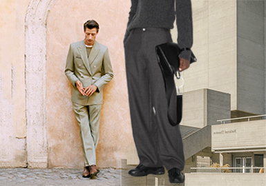 New Business Style -- The Silhouette Trend for Men's Trousers