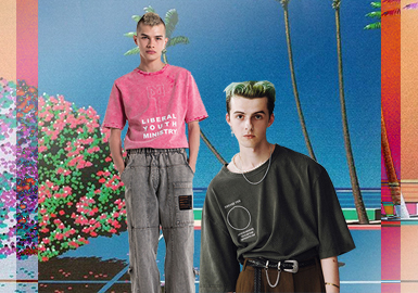 Summer Street -- The Silhouette Trend for Men's T-shirts