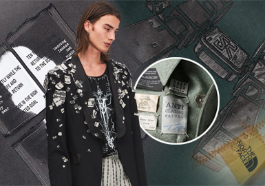 Layered Applique -- The Pattern Craft Trend for Menswear