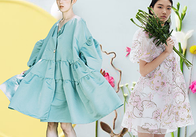 Brilliant Umbrella Dresses -- The Silhouette Trend for Womenswear