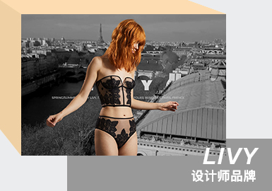 French Sexy -- The Analysis of LIVY The Women's Underwear Designer Brand