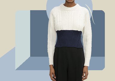 Powerful Lines -- The Silhouette Trend for Women's Knitwear and Pullover