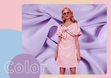Romantic Smoothness -- The Color Trend for French Style Women's Silk
