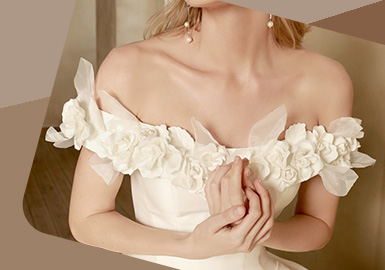White Moonlight -- The Detail Craft Trend for Women's Wedding Dress