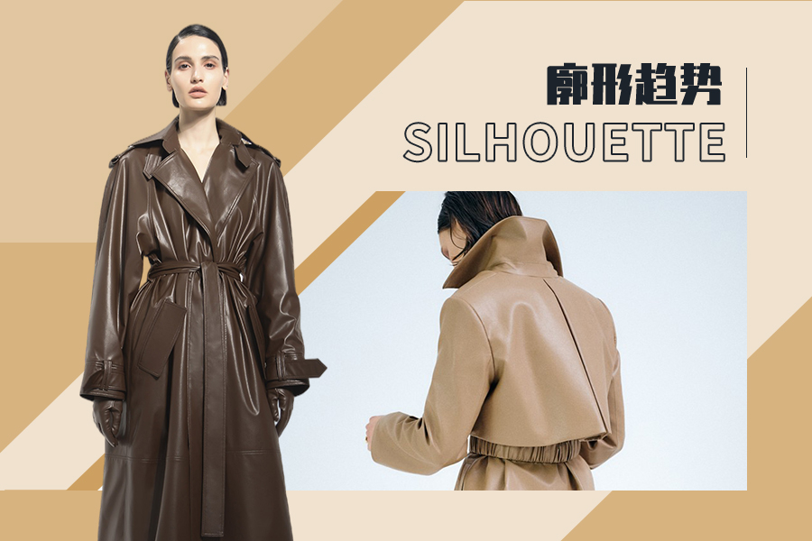 Leather Trench Coat -- The Silhouette Trend for Women's Outerwear