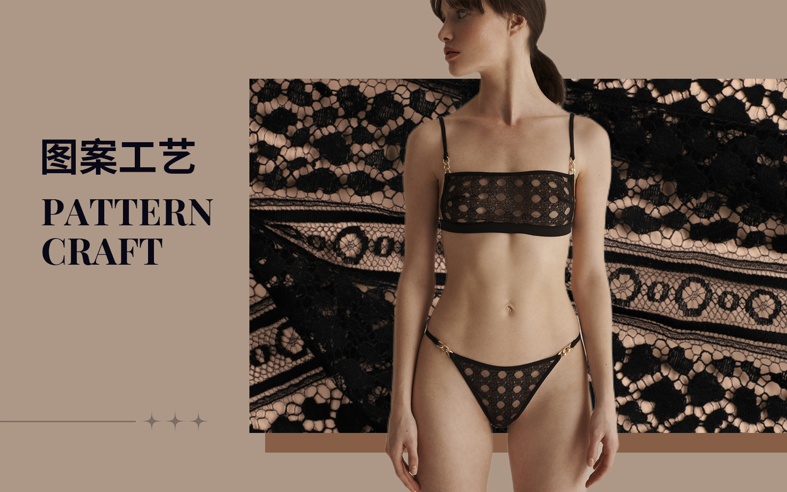 Creative Geometry -- The Pattern Craft Trend for Women's Lace Underwear