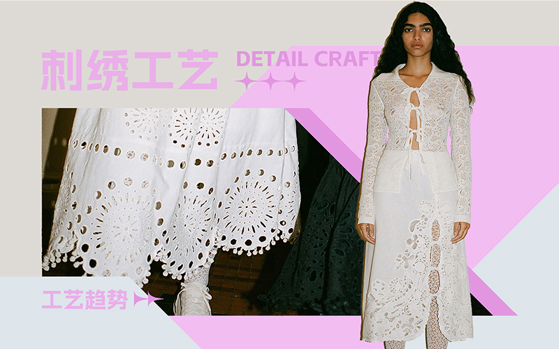 Embroidery -- The Spring/Summer Craft Trend for Womenswear